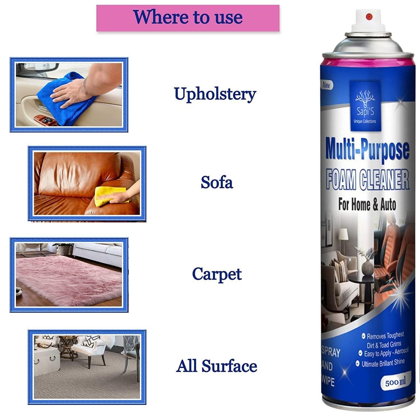 Carshel Foam Cleaner 500 ML